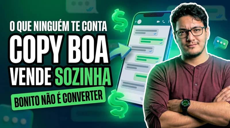 Copy que vende sozinha: a diferença entre escrever bonito e escrever pra converter