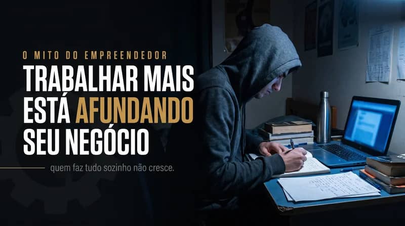 O Mito do Empreendedor: por que trabalhar MAIS tá afundando seu negócio