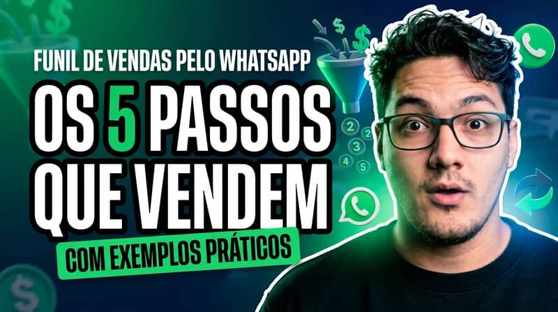 Funil de vendas pelo WhatsApp: os 5 passos com exemplos práticos