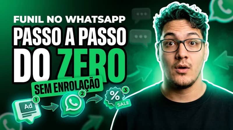 Funil de vendas no WhatsApp do zero: o passo a passo de quem monta isso toda semana